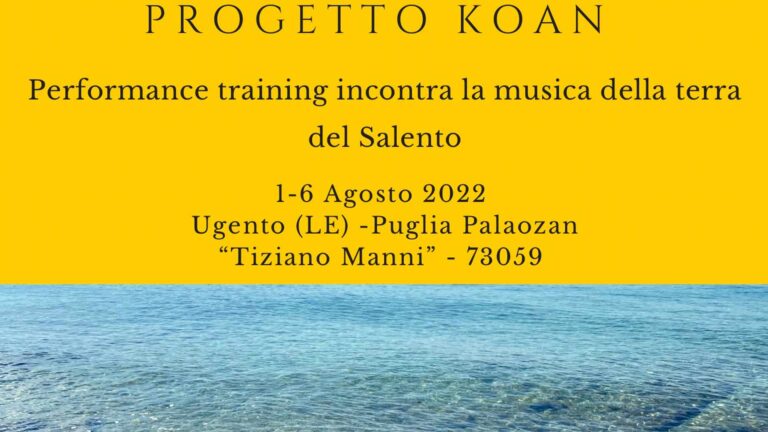Progetto Koan 2022