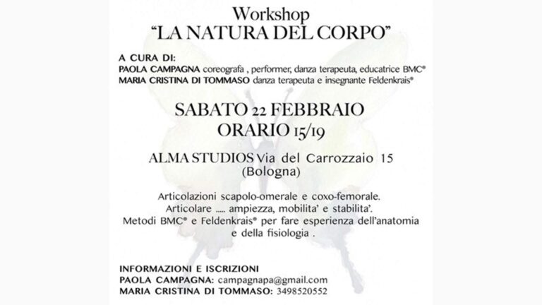 Workshop La natura del corpo